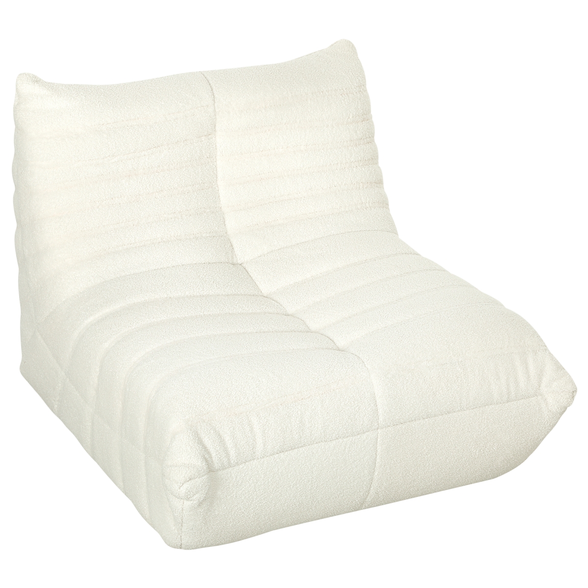 Picture of 212 Main 83B-236V00CW 28.7 in. Homcom Back Support Floor Chair&#44; Cream White