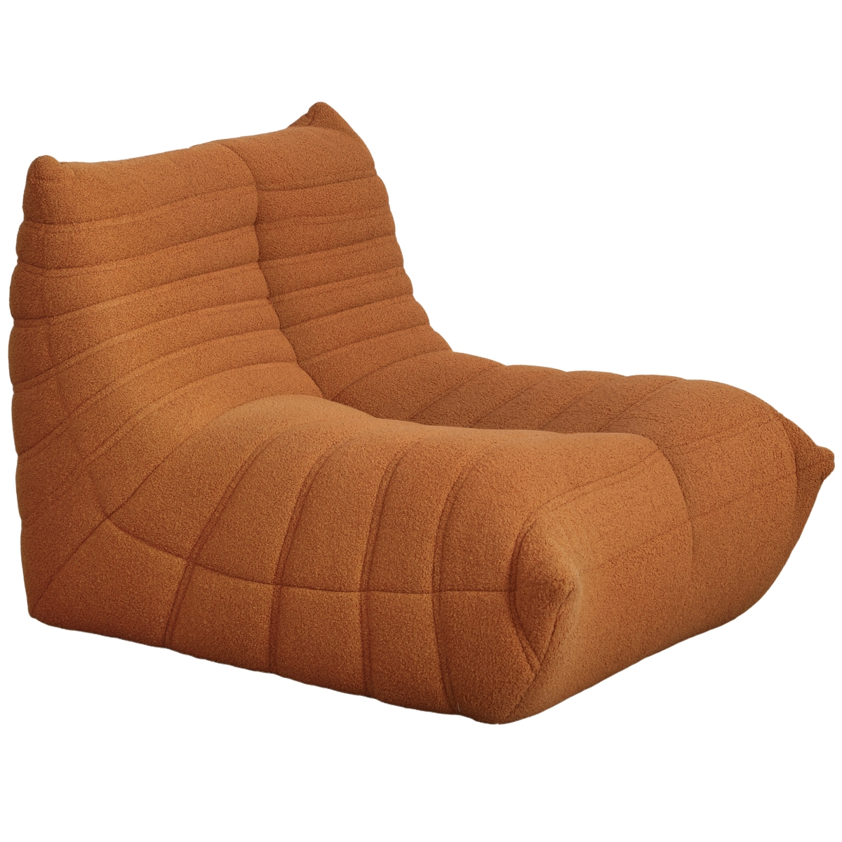 Picture of 212 Main 83B-236V00BN 28.7 in. Homcom Back Support Floor Chair&#44; Brown