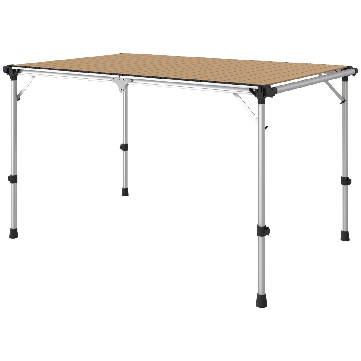 Picture of 212 Main A20-494V00LR 28 in. Outsunny Folding Camping Table&#44; Light Brown