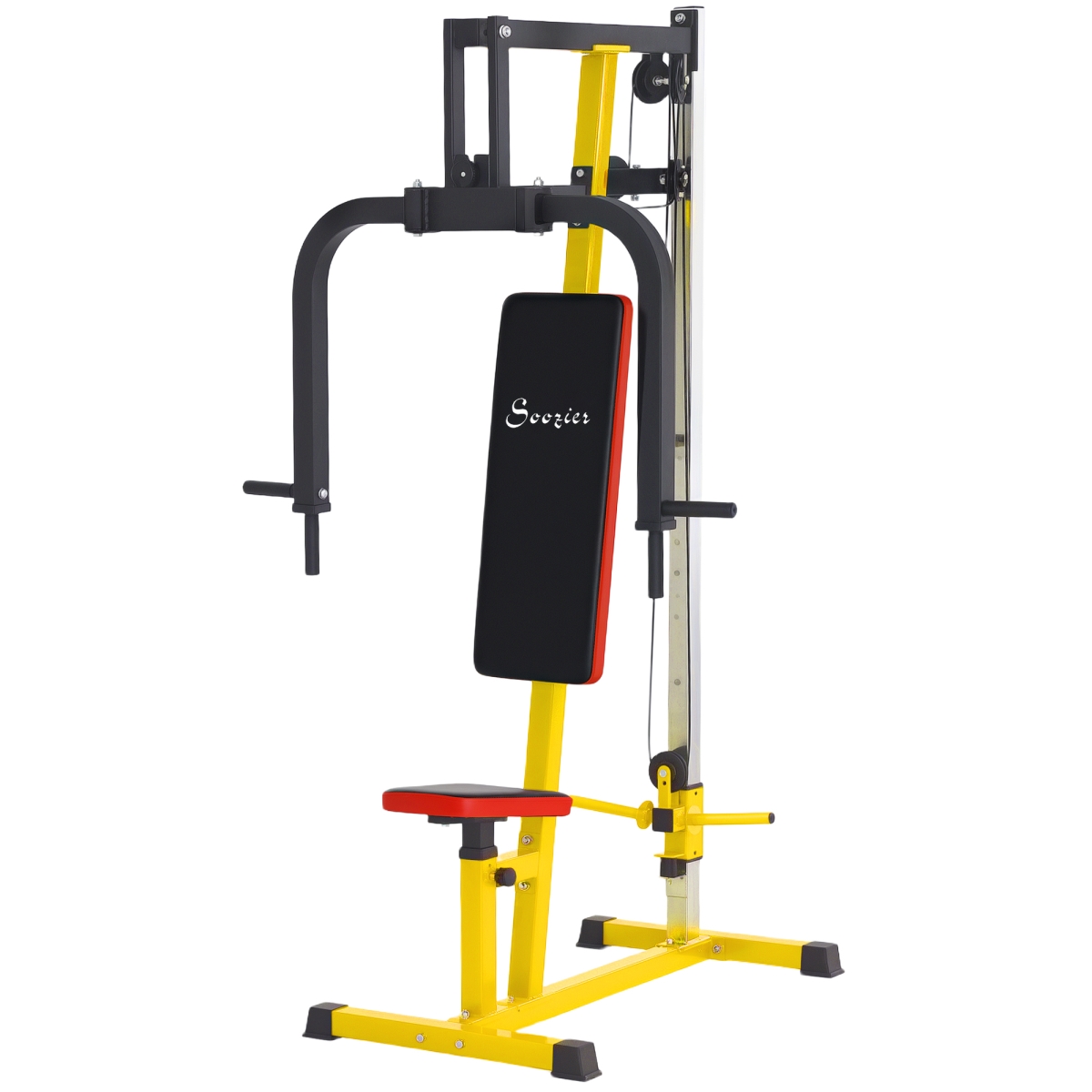 Picture of 212 Main A91-366V00YL 78.1 in. Soozier Chest Fly & Chest Press Machine&#44; Yellow