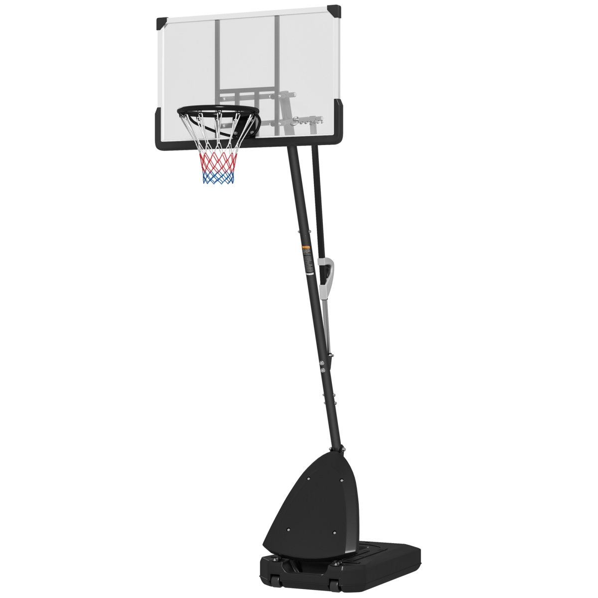 Picture of 212 Main A61-071V01BK 5 to 10 ft. Soozier Freestanding Basketball Stand&#44; Black