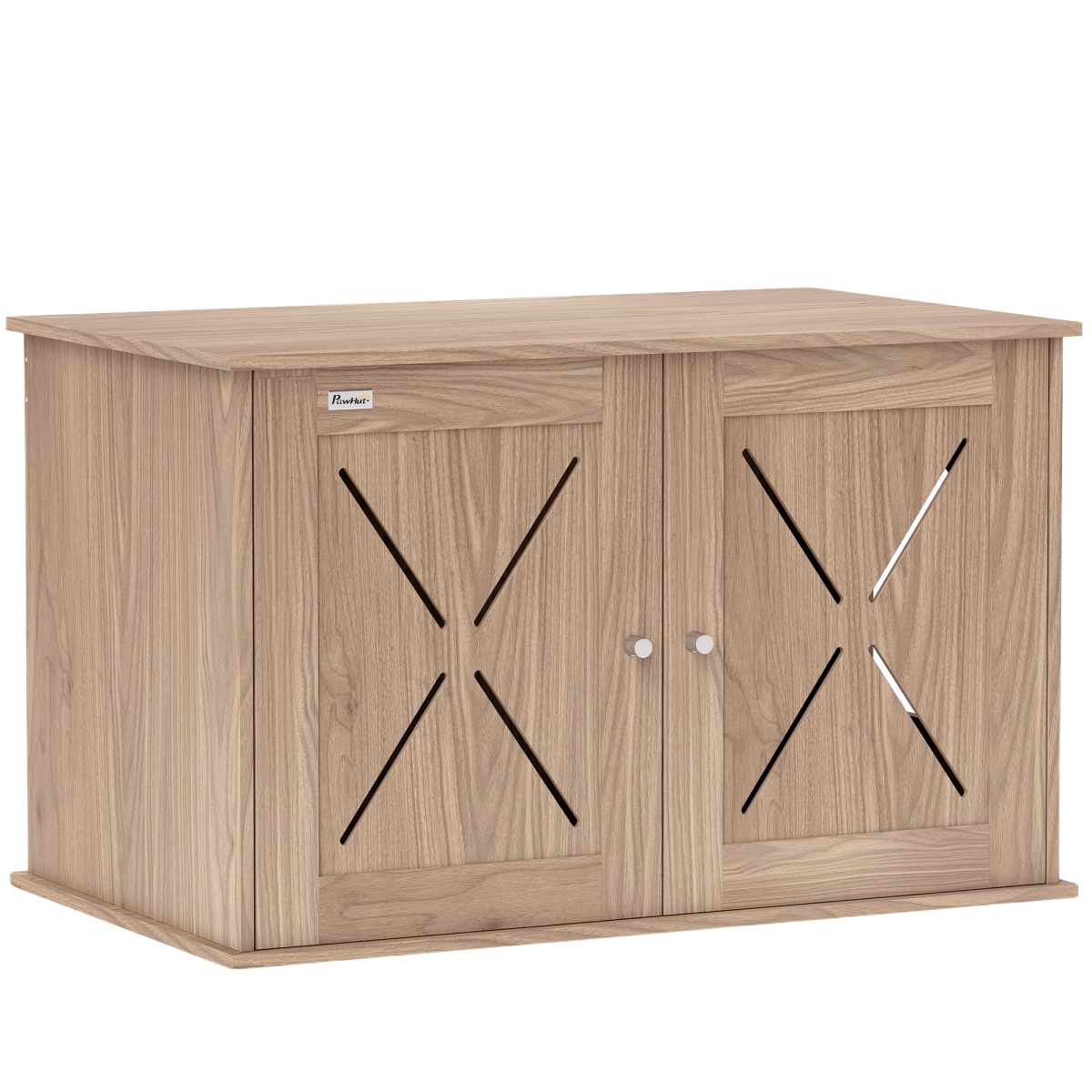 Picture of 212 Main D31-110V00WN 19.9 in. PawHut Hidden Cat Litter Box Enclosure & Ventilated Door&#44; Walnut