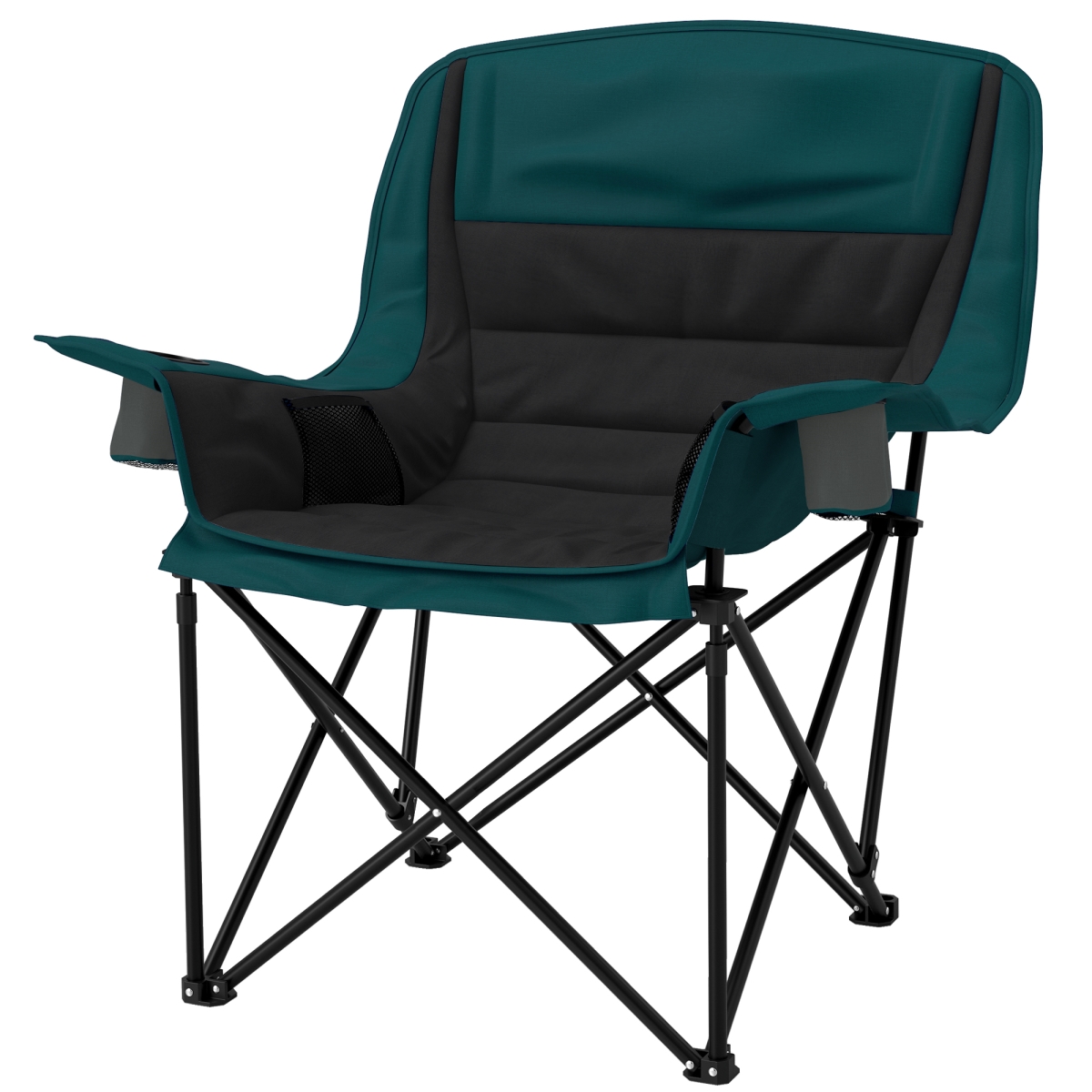 Picture of 212 Main A20-508V00GN 40.6 in. Outsunny Padded Camping Chair&#44; Dark Green & Black