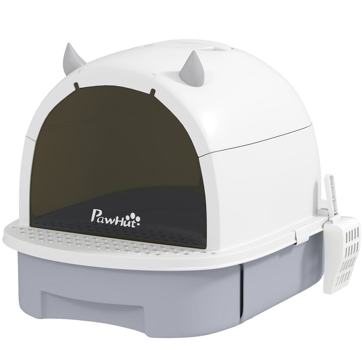 Picture of 212 Main D31-101V00GY 15.4 in. PawHut Covered Cat Litter Box&#44; Gray