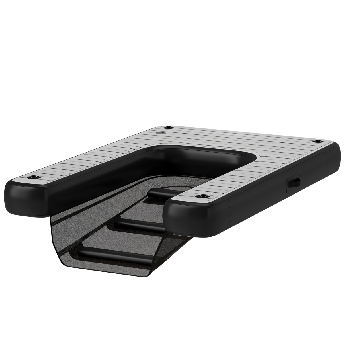 Picture of 212 Main D06-263V00GY PawHut Inflatable Dog Boat Ramp for Dock - Lake - Non-Slip - Safe & Easy&#44; Gray - 286 lbs