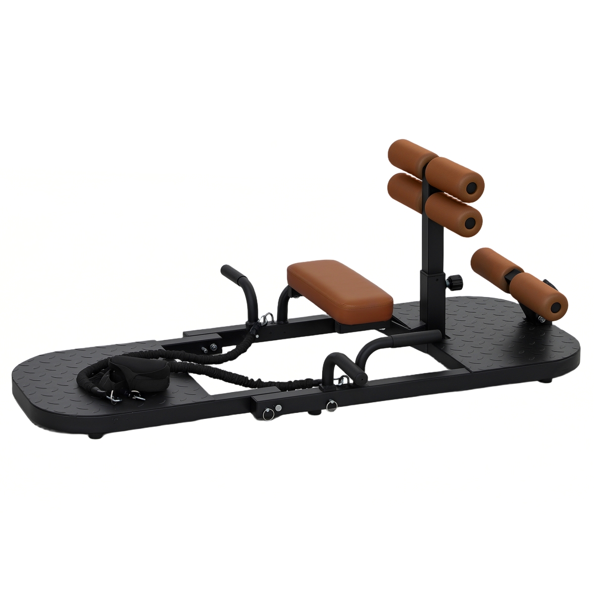 Picture of 212 Main A91-381V00BK Soozier Foldable Sissy Squat Machine - Hip Thrust Machine with Push Up Stand - Multipurpose Glute Workout Equipment&#44; Black