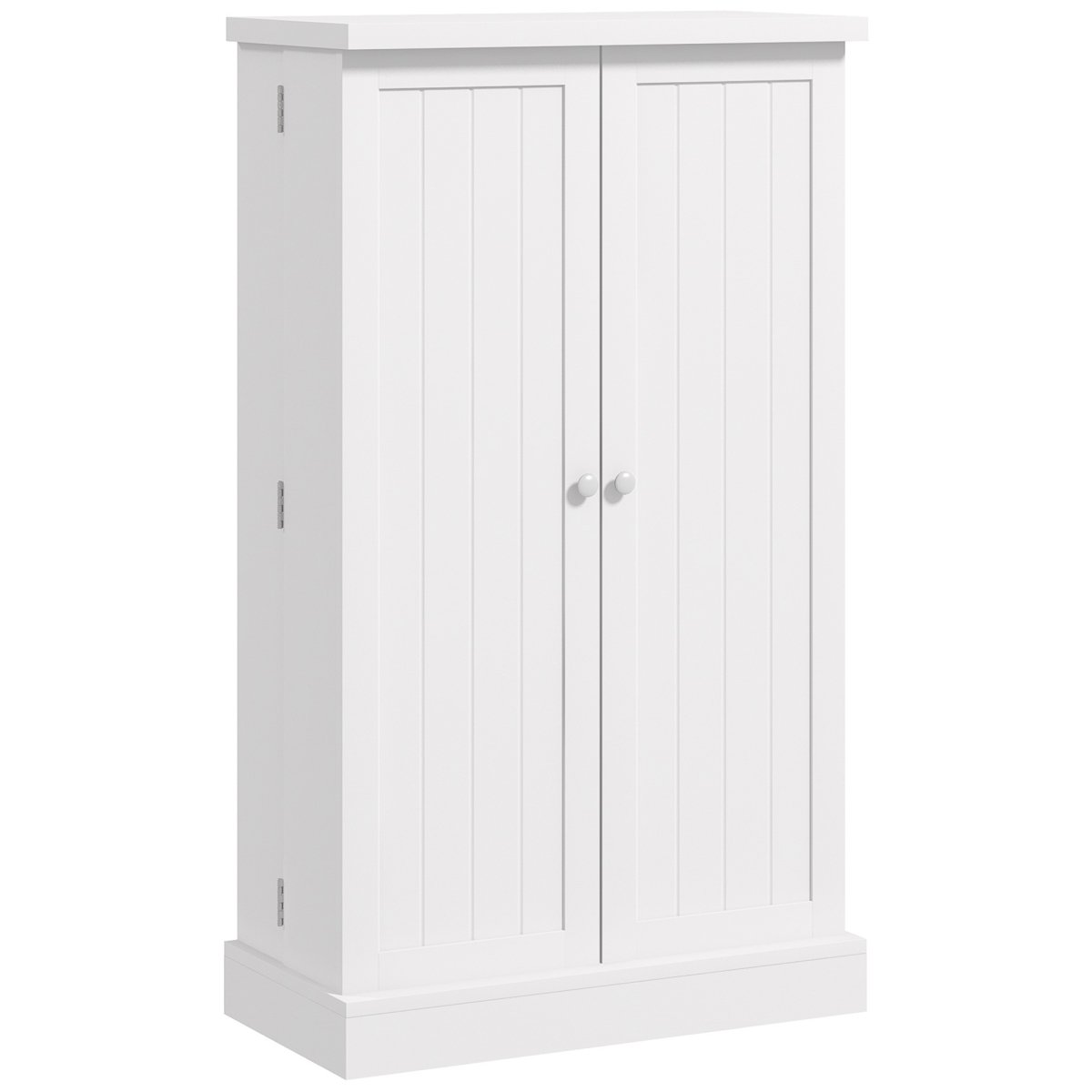 Picture of 212 Main 83A-096V80WT HOMCOM Freestanding Kitchen Pantry Cabinet with 5-Tier Shelf 12 Spice Rack Adjustable Shelves&#44; White