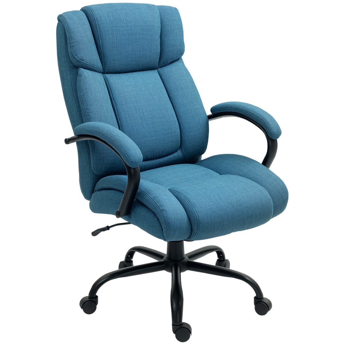 Picture of 212 Main 921-471V00BU Vinsetto High Back Office Desk Chair with Adjustable Height - Heavy Duty Computer Chair with Wide Seat&#44; Blue - 485 lbs