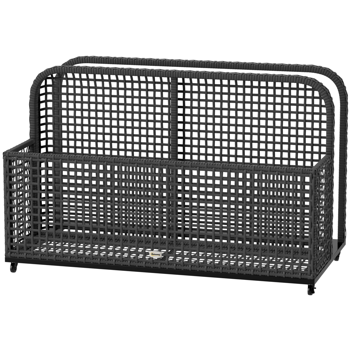Picture of 212 Main 867-120V01CG 43.25 x 22.5 x 28 in. Outsunny Pool Float Storage - Pool Caddy with Wheels&#44; Dark Gray
