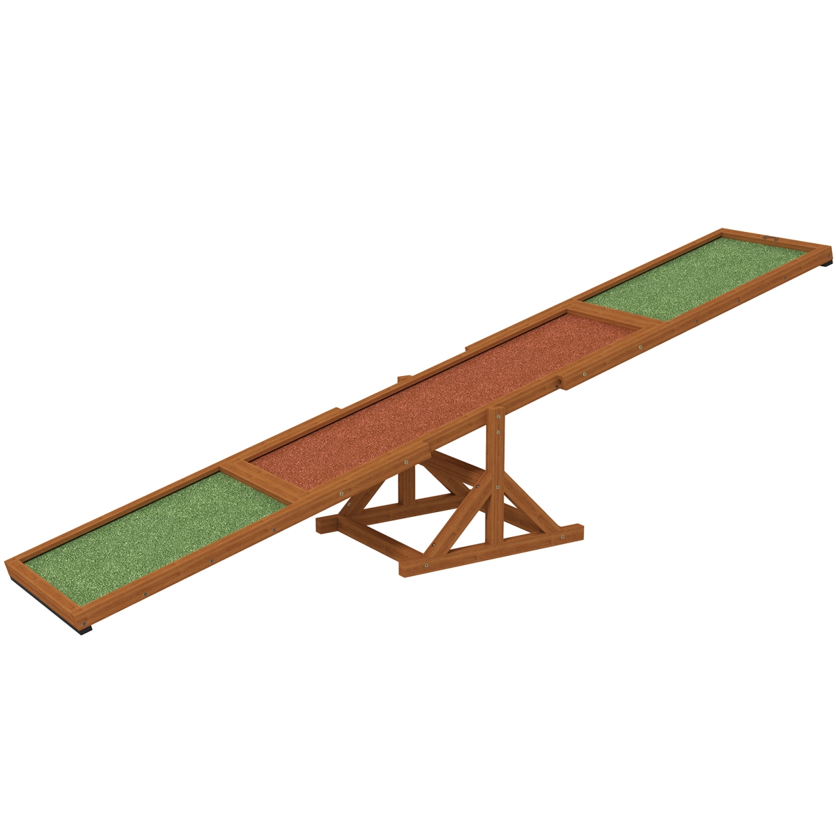 Picture of 212 Main D03-001V01OG 83 x 16 x 14 in. PawHut Wooden Dog Agility Seesaw for Training & Exercise - Weather Resistant&#44; Orange