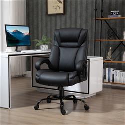921-470BK 26 x 32 x 44-47.25 in. 400 lbs Big & Tall Executive Office Chair, Black -  212 Main
