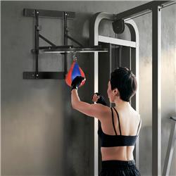 Picture of 212 Main A91-246V00MX 29.5 x 23 x 25.5 in. -37.5 in. Wall Mounted Speed Bag for Boxing - Jet Black&#44; Hot Red