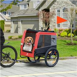 Picture of 212 Main D00-170V00RD 63.75 x 28 x 39 in. Dog Bike Trailer&#44; Red