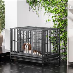 Picture of 212 Main D02-018 42 in. Heavy Duty Dog Crate&#44; Grey