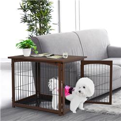 Picture of 212 Main D02-046 39.75 x 28 x 31.5 in. Wooden Decorative Dog Cage&#44; Brown