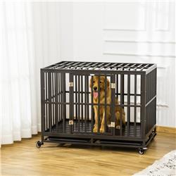 Picture of 212 Main D02-051V01 44.75 x 29.5 x 34.75 in. Heavy Duty Dog Cage Metal Kennel&#44; Black