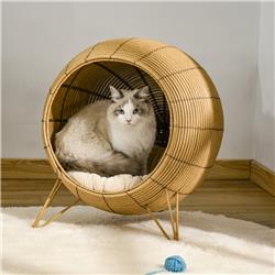 Picture of 212 Main D30-395 20.5 x 22.75 in. Wicker Cat Bed&#44; Light Brown