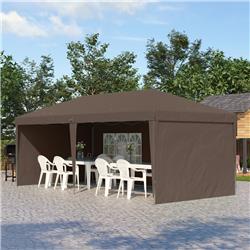 Picture of 212 Main 84C-117V01CF 10 x 20 ft. Pop Up Outdoor Party Tent&#44; Coffee