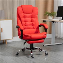 Picture of 212 Main 921-083V01RD 25.5 x 27.25 x 46-50 in. High Back Ergonomic Executive Office Chair&#44; Red