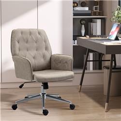 Picture of 212 Main 921-102V01 26 x 27.25 x 35.25-38.25 in. Swivel Desk Office Chair&#44; Light Grey