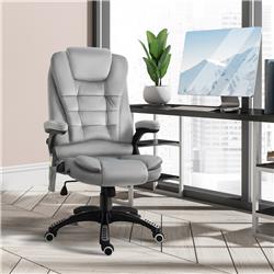 Picture of 212 Main 921-171V82 Vinsetto 6 Point Vibrating Massage Office & 5 Modes High Back Executive Heated Chair&#44; Gray
