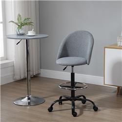 Picture of 212 Main 921-258V80 Vinsetto Ergonomic Rolling Drafting Chair for Standing Desk