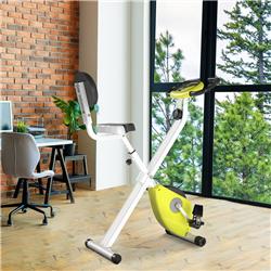 Picture of 212 Main A90-192YL Soozier Foldable Upright Training Exercise Bike Indoor Stationary x Bike with 8 Levels of Magnetic Resistance&#44; Yellow