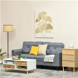 Picture of 212 Main L00-014V02 39.25 x 31.5 in. Homcom Hand-Painted Canvas Wall Art for Living Room Bedroom & Painting Gold Ginkgo Leaves