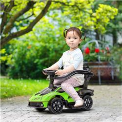 Picture of 212 Main 370-223V00GN Aosom 2-in-1 Ride-On Push Car Toys for Licensed Toddler Sliding&#44; Green