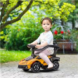Picture of 212 Main 370-223V00OG Aosom 2-in-1 Licensed Toddler Sliding Ride-On Push Car Toys&#44; Orange