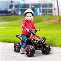 Picture of 212 Main 370-235V80RD 12V Aosom Kids ATV Quad Car Toys with Forward & Backward Function for Toddlers Ages 3 Plus Years Old&#44; Red