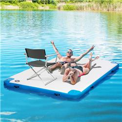 Picture of 212 Main A34-008BU 10 x 7 ft. Outsunny Water Inflatable Floating Dock&#44; White