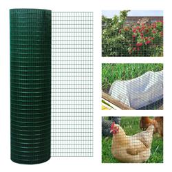 Picture of 212 Main D1-0076 PawHut PVC Coated Steel Chicken Rabbit Mesh Fencing Wire Garden Galvanized Fence Border
