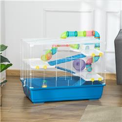 Picture of 212 Main D51-235BU 31 in. PawHut Extra Large Hamster Cage with Tubes & Tunnels&#44; Blue