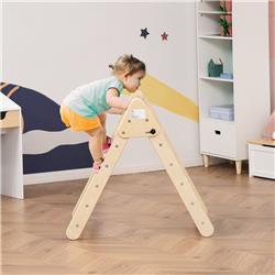 Picture of 212 Main 331-012 Qaba Kids Triangle Climber Foldable Climbing Triangle Ladder&#44; Natural
