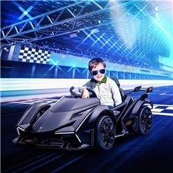 Picture of 212 Main 370-204V80BK Aosom Lamborghini Licensed Kids Ride-On Car&#44; 12V Battery Powered Electric Toy Car&#44; Black