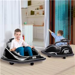 Picture of 212 Main 370-209V80BK Aosom 12V Kids Bumper Car 360 Rotation Electric Ride-On Car Twins Motor Battery Powered Toy&#44; Black