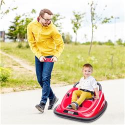 Picture of 212 Main 370-209V80RD Aosom 12V Kids Bumper Car 360 Rotation Electric Ride-On Car&#44; Red
