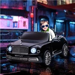 Picture of 212 Main 370-210V80BK Aosom Bentley 12V Ride-On Car with Remote Control & Battery Powered Car with LED Lights&#44; Black