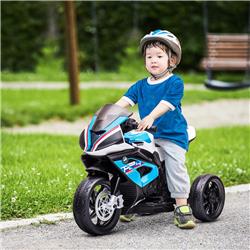 Picture of 212 Main 370-211V80BU Aosom Licensed BMW Kids Motorcycle Ride-On Car for Toddlers&#44; Blue