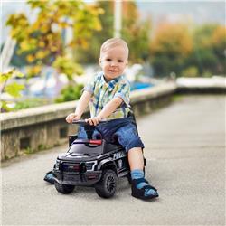 Picture of 212 Main 370-219V00BK Aosom Police Car Ride-On with Megaphone Kids Ride-On Sliding Car&#44; Black