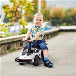 Picture of 212 Main 370-221V00WT Aosom Ride-On Sliding Car with Horn & Engine Sounds&#44; White