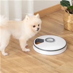Picture of 212 Main D08-027 PawHut Battery-Powered Automatic Feeder for Pets with Digital LED Display Timer