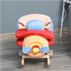 Picture of 212 Main 330-022 Qaba Kids Rocking Horse&#44; Airplane Baby Plush Rocker Toys&#44; Ride-On Rocking Plane Chair