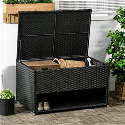 Picture of 212 Main 865-010V01BK Outsunny Outdoor Deck Box & Waterproof Shoe Storage&#44; Black