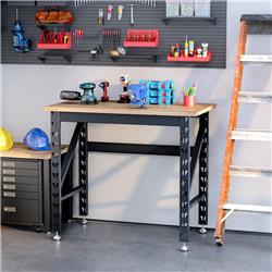 Picture of 212 Main B71-042 Homcom 45 in. Garage Project Activity Center Desk with Adjustable Footapds&#44; Dark Gray