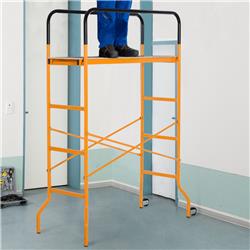 B72-028 Homcom 4-Step Steel Scaffold Organizer