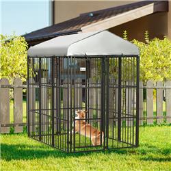 Picture of 212 Main D02-153V01BK PawHut 6 x 4 ft. Dog Kennel Outdoor Dog Playpen Run with Waterproof
