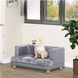 Picture of 212 Main D04-135 PawHut Dog Couch&#44; Gray - 27 x 16 x 12.5 in.