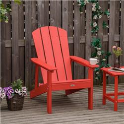 Picture of 212 Main 84B-637RD Outsunny Adirondack Chair&#44; Red